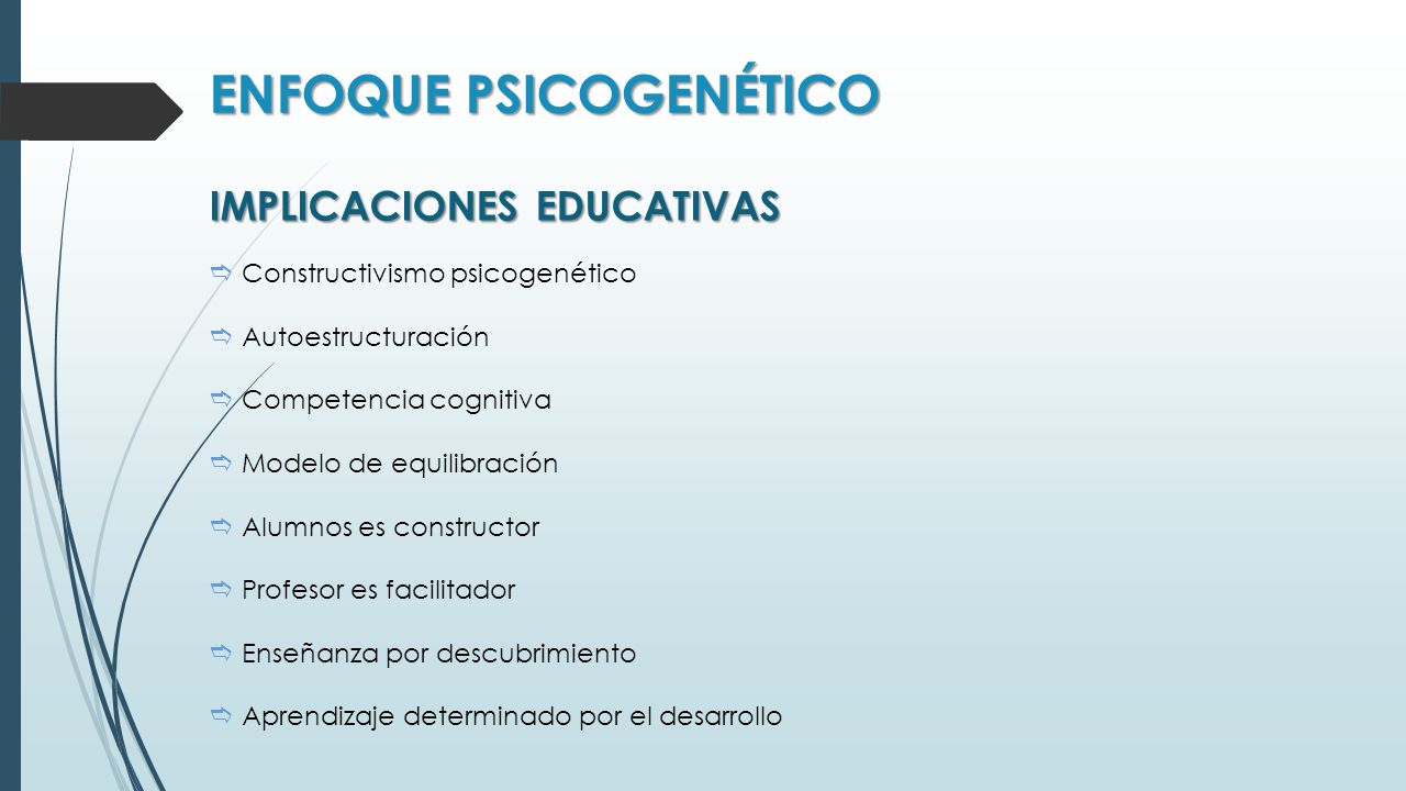 enfoque psicogenetico